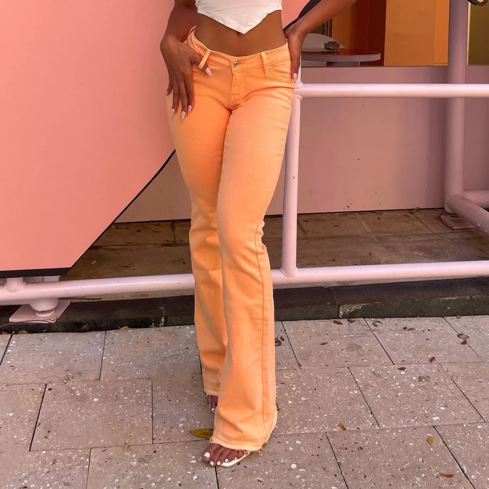 🍑  Flare V Front Denim Jeans | Size 11 | NEW✨ 🍑